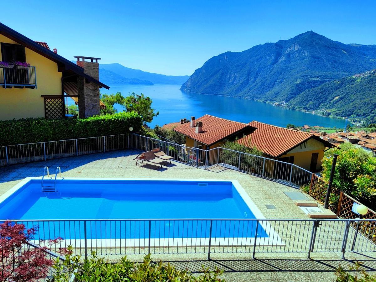 Happy Guest Apartments - Lake Panorama & Pool Riva di Solto Extérieur photo